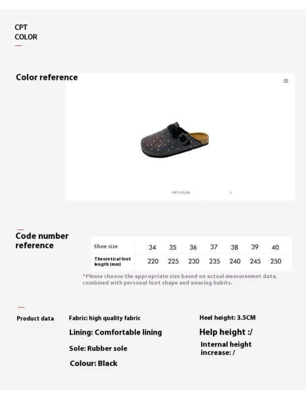 Women's Thick Soled Casual Belt Buckle Toe Slippers $39.90 Dana Fashion Color: Black Size: 35 Women's shoes Product information: Pattern: solid color Lining material: pu Color: Black Size: 35,36,37,38,39,40,41,42,43,44,45 Sole craft: viscose shoes Sole ma