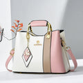  White Splicing Pink
