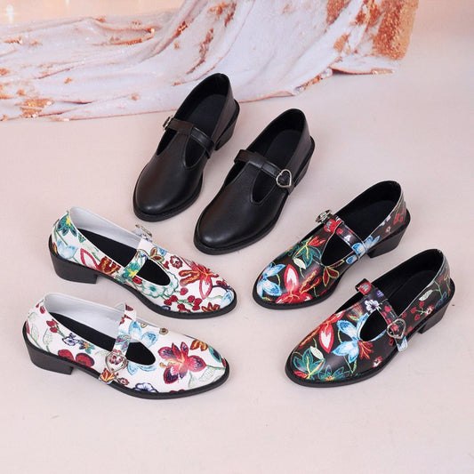 Women's Vintage Mary Jane Leather ShoesDana FashionDana Fashion{{ product_title Women's shoes }} - Dana Fashion