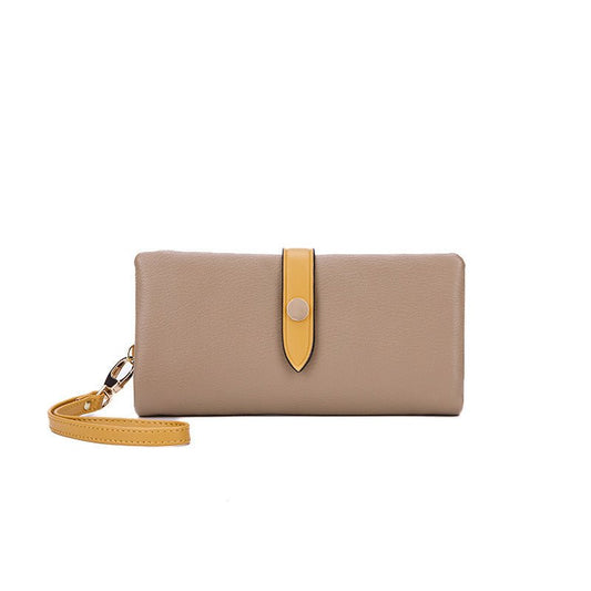 Women's Wallet Contrast Color Hasp Long Zipper Multi-functional Simple Fashion Clutch $34.19 Dana Fashion Color: Black Women's Bags Product information: Pattern: solid color Lined text: Polyester Applicable scenarios: Daily match Color: black, pink, white