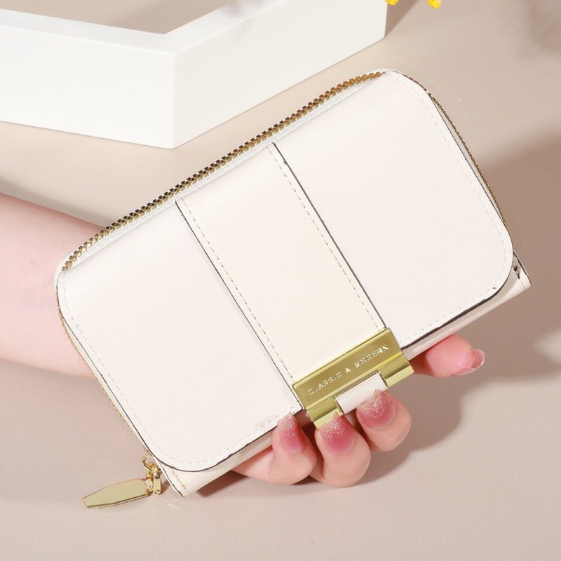Women's Wallet Multifunctional Fashion Coin Purse $17.90 Dana Fashion Color: Beige Women's Bags Product information: Lining texture: synthetic leather Color: black, wine red, beige, light pink, light green, dark pink, brown Material: pu Specification: hei