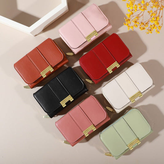 Women's Wallet Multifunctional Fashion Coin Purse $17.90 Dana Fashion Color: Beige Women's Bags Product information: Lining texture: synthetic leather Color: black, wine red, beige, light pink, light green, dark pink, brown Material: pu Specification: hei