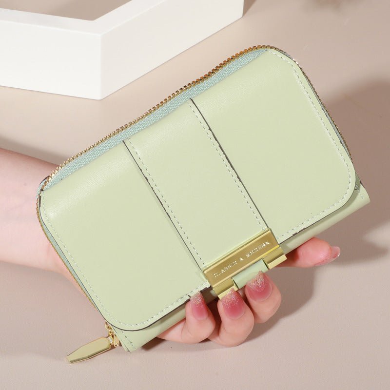 Women's Wallet Multifunctional Fashion Coin Purse $17.90 Dana Fashion Color: Light Green Women's Bags Product information: Lining texture: synthetic leather Color: black, wine red, beige, light pink, light green, dark pink, brown Material: pu Specificatio