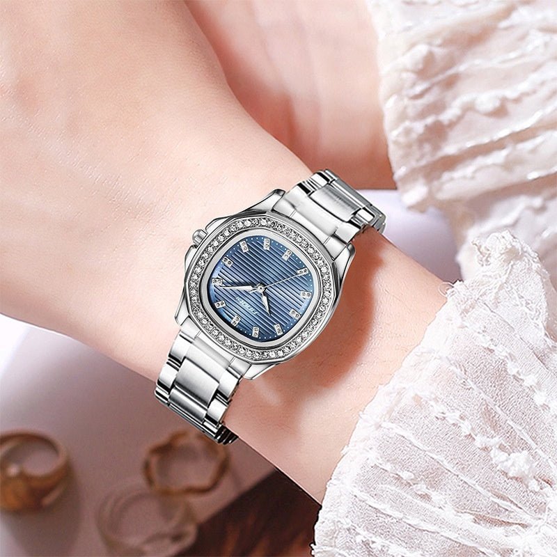 Women's Waterproof Nautilidae Quartz Watch $52.16 Dana Fashion Color: 11S9887L01 Women's Accessories Product information: Color: 11S9887L01,11S9887L03,11S9887L04 Mirror material: mineral reinforced glass mirror Buckle style: placement buckle Watch-buttom