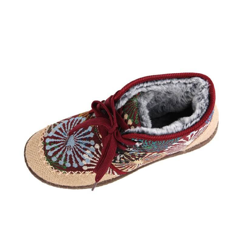 Women's Winter Cloth Shoes Non-slip $39.50 Dana Fashion Color: Black Size: 35 Women's shoes Product information: Lining material: artificial plush Applicable sports: Universal Color: black, red Upper height: Mid-top Heel height: mid heel (3-5CM) Heel shap