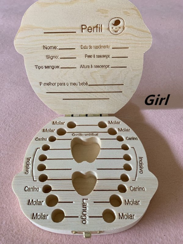 Wood Storage Box for Baby Kids Tooth Box Organizer $12.72 Dana Fashion style: Girl Model: Portuguese Toys & Hobbies Overview: Excellent material, not easy to break Exquisite design, beautiful appearance Specification: Material: wood Style: Girl /Boy Size:
