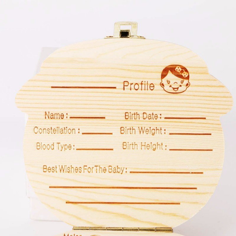 Wood Storage Box for Baby Kids Tooth Box Organizer $12.72 Dana Fashion style: Black boy Model: English Toys & Hobbies Overview: Excellent material, not easy to break Exquisite design, beautiful appearance Specification: Material: wood Style: Girl /Boy Siz