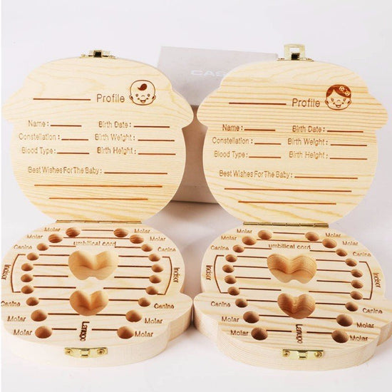 Wood Storage Box for Baby Kids Tooth Box Organizer $12.72 Dana Fashion style: Black boy Model: English Toys & Hobbies Overview: Excellent material, not easy to break Exquisite design, beautiful appearance Specification: Material: wood Style: Girl /Boy Siz