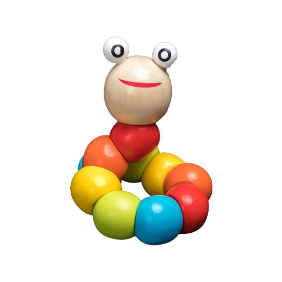 Wooden Toys Rattles Educational Toy Rainbow Blocks Montessori Baby Colorful Kids Music $17.40 Dana Fashion style: Twistworm Toys & Hobbies Product information Material: Wooden Brand: Zhenxiang Toys Packing method: paper box, net bag Ability training: inte