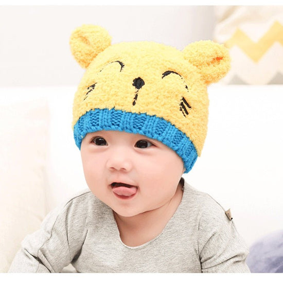 Wool scarf baby hat $17.01 Dana Fashion Color: Pale yellow Baby Clothing material: Wool Size: 6-12 months, one size Features: 100% brand new premium Spring, autumn and winter seasons Novel and stylish design, very popular and very flexible Its unique desi