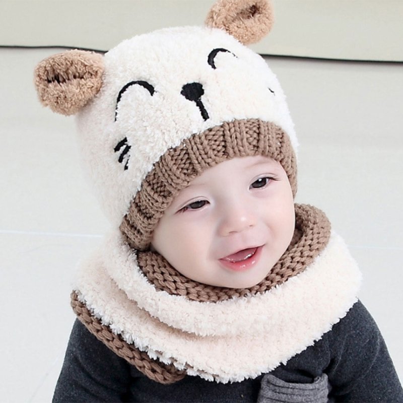 Wool scarf baby hat $17.01 Dana Fashion Color: Big Red Baby Clothing material: Wool Size: 6-12 months, one size Features: 100% brand new premium Spring, autumn and winter seasons Novel and stylish design, very popular and very flexible Its unique design w