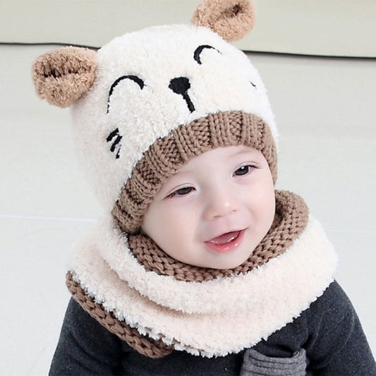 Wool scarf baby hat $17.01 Dana Fashion Color: Big Red Baby Clothing material: Wool Size: 6-12 months, one size Features: 100% brand new premium Spring, autumn and winter seasons Novel and stylish design, very popular and very flexible Its unique design w