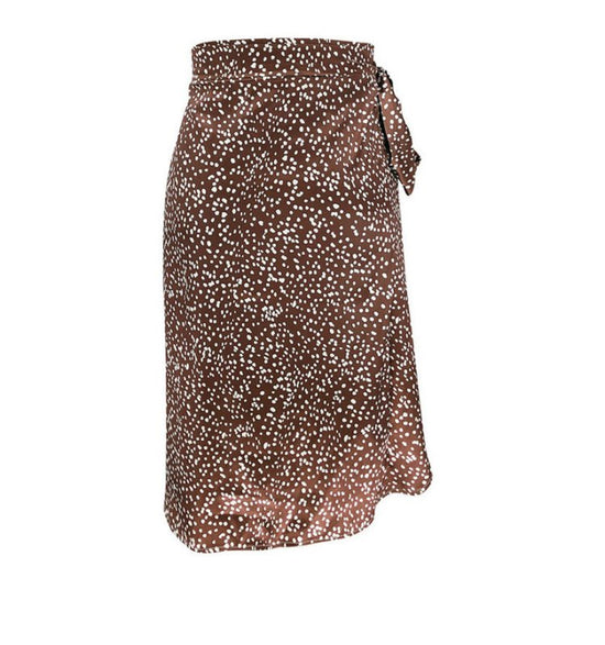 Wraps Skirts Summer High Waist Party Casual $34.50 Dana Fashion Color: Picture color Size: L Women's clothing Product information: Supply category: Spot Style: Street pattern: plain Main image source: real shot without model Fabric name: polyester fiber M