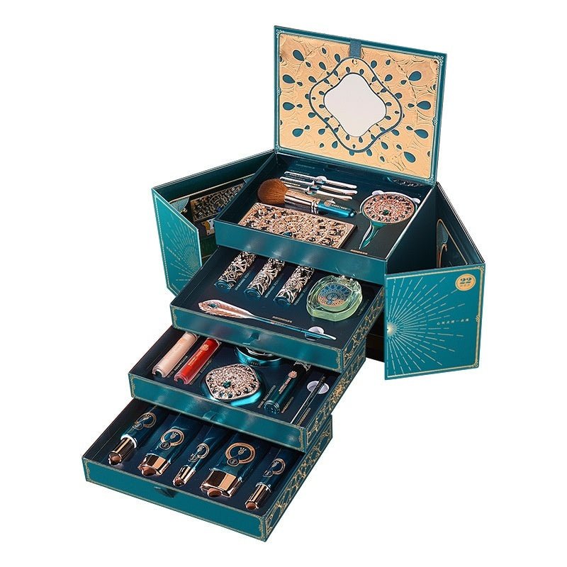 Yan Fengyun Oriental Makeup Items Makeup Set 22-piece Set $200.00 Dana Fashion Color Classification: Suit makeup Product information: Color: Multicolor Specification: Suit Applicable skin type: Universal Color classification: 22-piece set of gorgeous beau