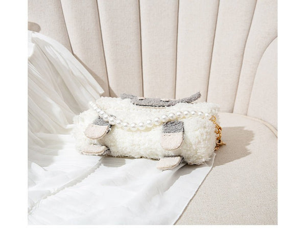 Yarn Diy Hand-woven Bag Material Bag For Girlfriend Material Package $48.64 Dana Fashion Color: 2white Women's Bags Product information: Texture: cotton Closed way: magnetic buckle Pattern: animal pattern Style: sweet lady Shape: horizontal square Popular