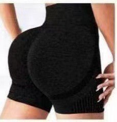 Yoga Leggings Seamless High Elastic High-waist Quick-drying Casual Shorts $11.15 Dana Fashion Size: LtoXL Color: Black Women's clothing Product information: Function: sports yoga hip hop improvement Color: black, dark gray, blue, pink, green, red, khaki F