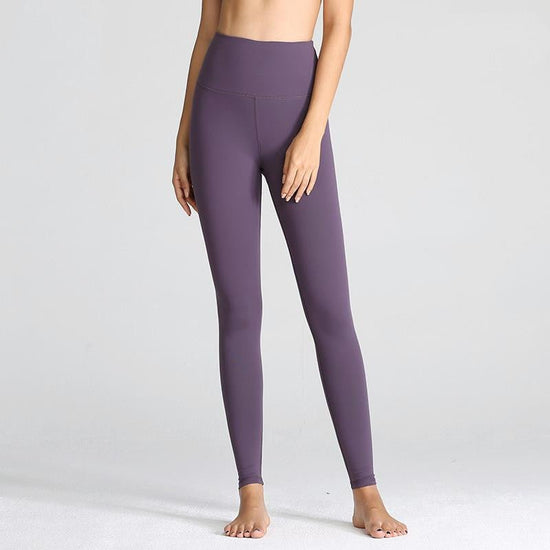 Yoga Pants Women Ninth Pants High Waist Abdomen And Hips $79.50 Dana Fashion Color: Purple Size: L Women's clothing Product information: Material: Polyester Style: Sports Features: high waist, tuck in abdomen, butt lift Colour: black, purple, blue, pink,