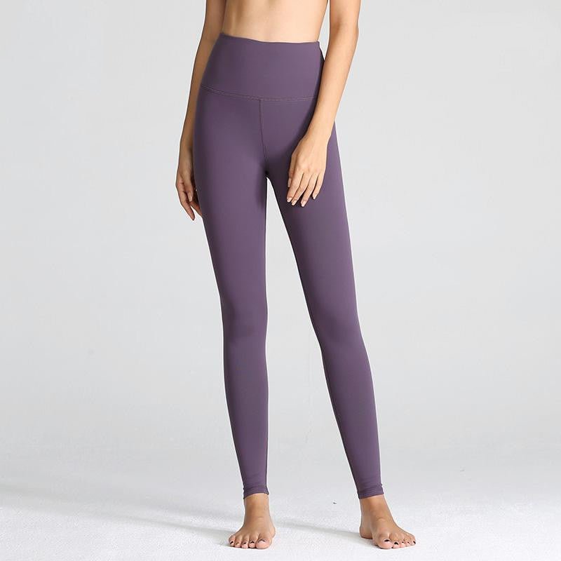 Yoga Pants Women Ninth Pants High Waist Abdomen And Hips $79.50 Dana Fashion Color: Purple Size: L Women's clothing Product information: Material: Polyester Style: Sports Features: high waist, tuck in abdomen, butt lift Colour: black, purple, blue, pink,
