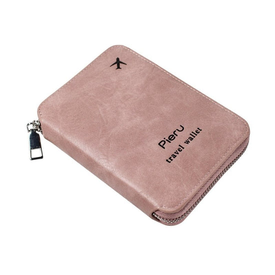 Zipper Passport Holder Multi-functional RFID Anti-theft Swiping Outbound Travel Storage Bag $23.96 Dana Fashion Color: Black Women's Bags Product information: Lining texture: pu Applicable scenarios: Daily matching Color: black, gray white, pink, brown, w