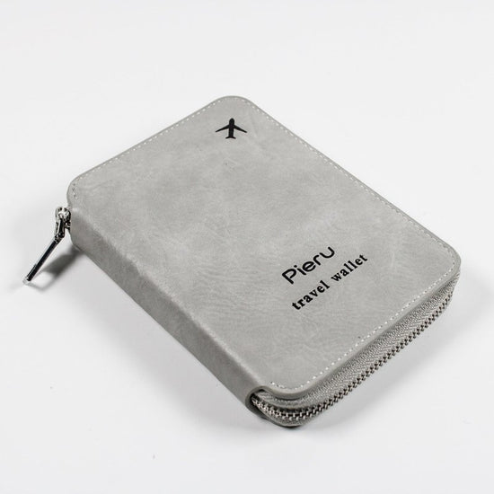 Zipper Passport Holder Multi-functional RFID Anti-theft Swiping Outbound Travel Storage Bag $23.96 Dana Fashion Color: Gray White Women's Bags Product information: Lining texture: pu Applicable scenarios: Daily matching Color: black, gray white, pink, bro