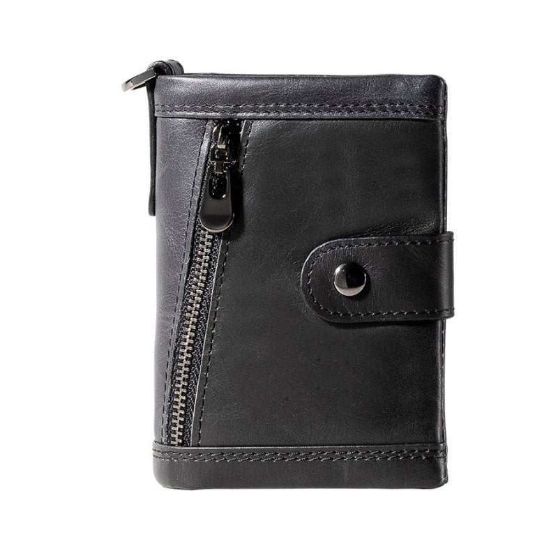 Zipper Vgenuine Leather Wallet For Women $42.50 Dana Fashion Color: Black Women's Bags Product information: Color: brown, brown red, khaki, Black Function: ultra-light, anti-theft card swiping Material: genuine leather Packing list: Wallet *1 Product Imag